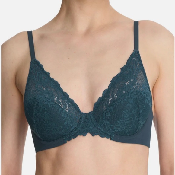 Natori Heavenly Convertible Bra Size 34D MSRP $74 Crystal teal NWT - Picture 1 of 5